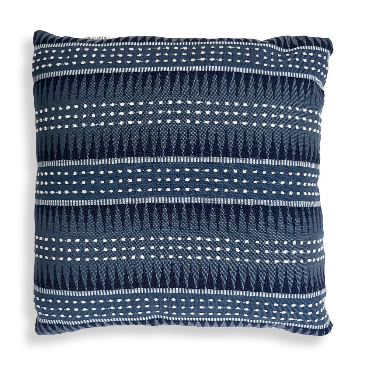 Backgammon Outdoor Pillow, Slate