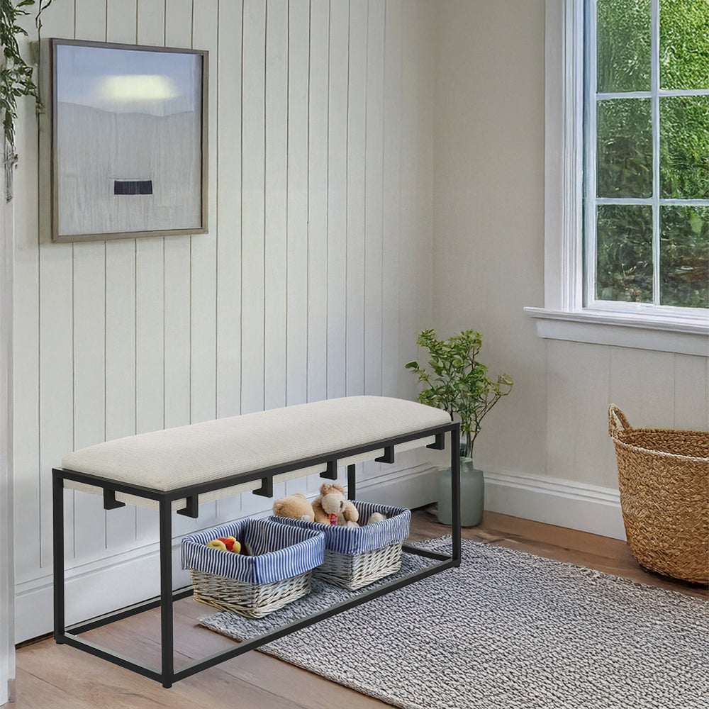 Farmhouse Entryway Bench.