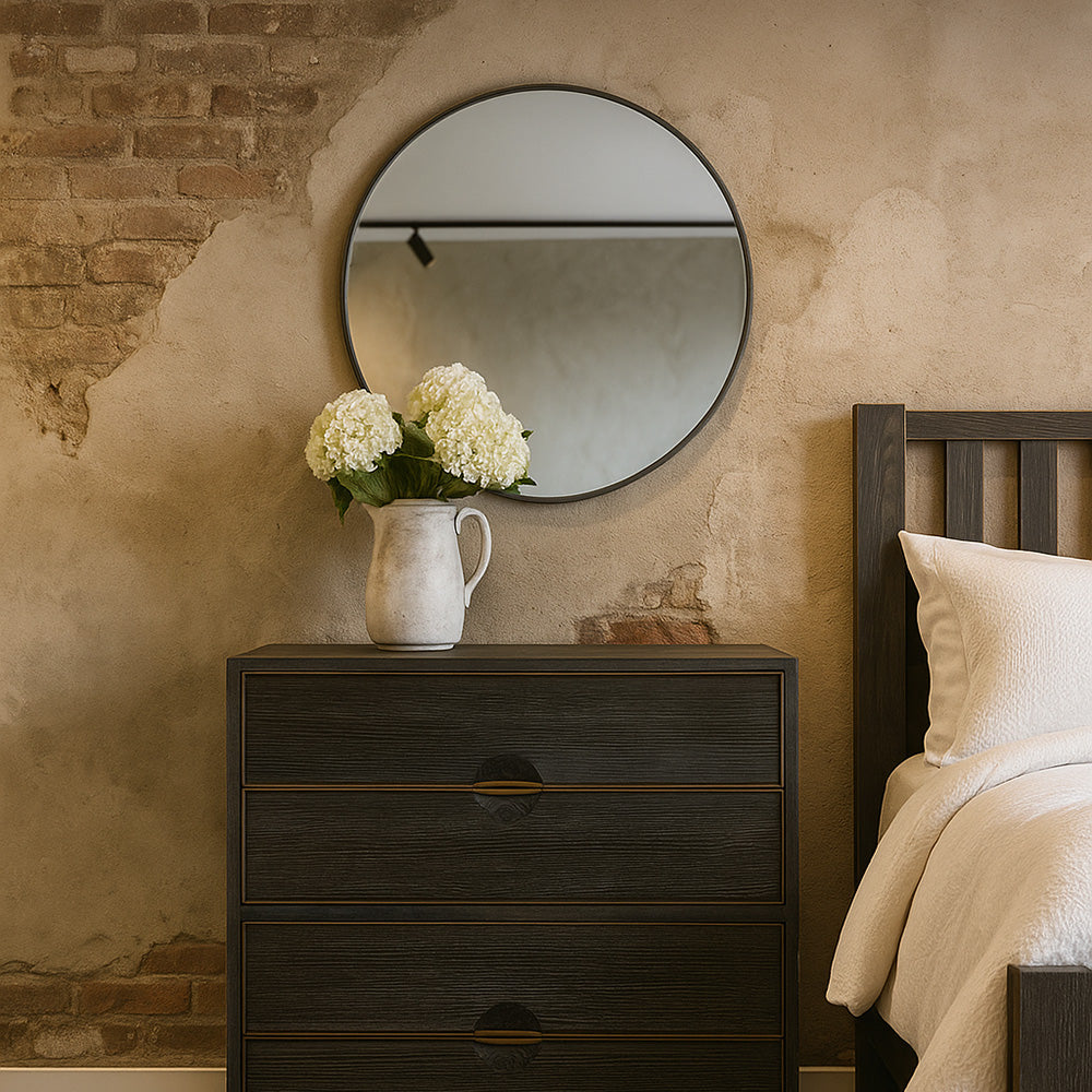 Dark Wood Dresser - Modern Farmhouse Dark Wood Dresser - Modern Farmhouse
