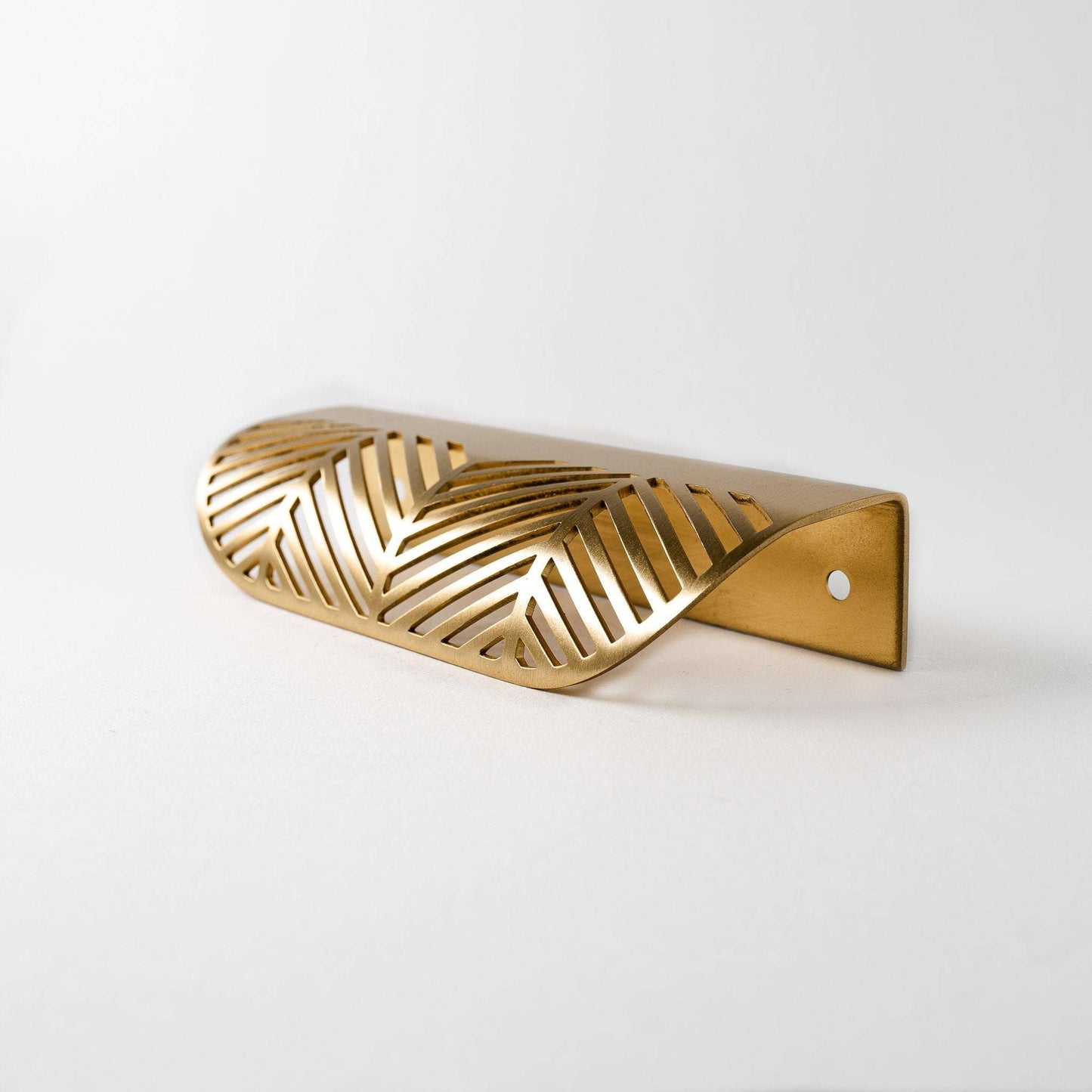 Frond, Solid Brass Edge Pulls