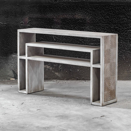 Geometric Console Table