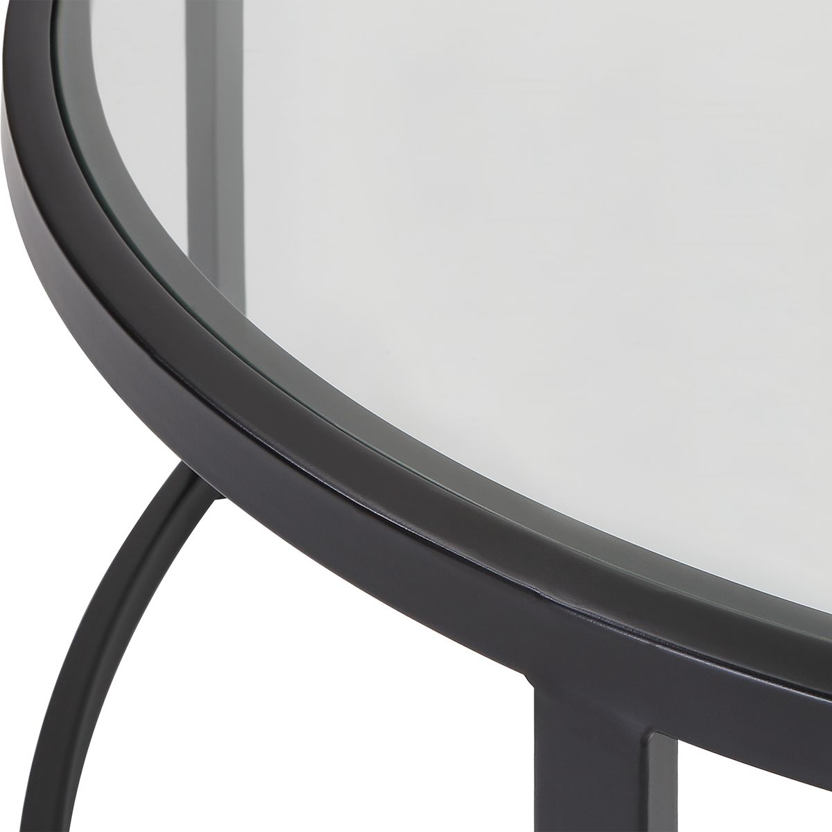 Glass nesting coffee tables.