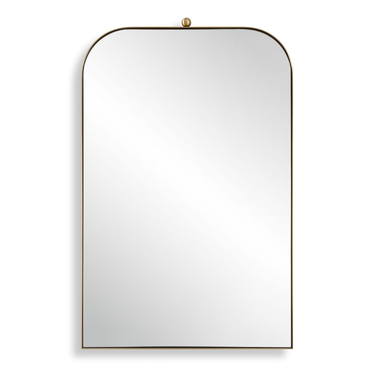 Floating Gold Arch Mirror.