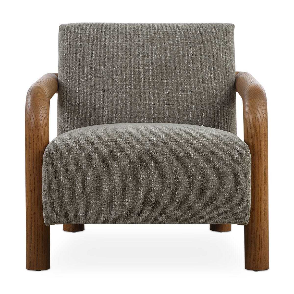 Grey Mid Century Accent Chair