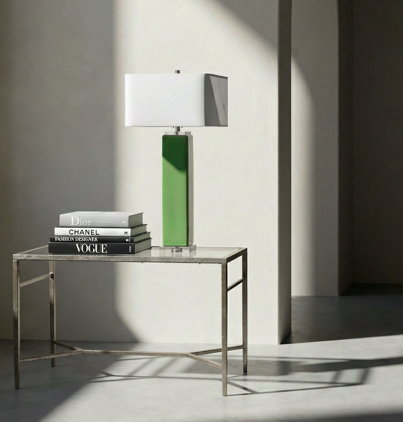 Modern Green Table Lamp