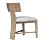 Modern Organic Solid Mindi Wood Dining Chairs (Priced:Set/2)