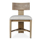 Modern Organic Solid Mindi Wood Dining Chairs (Priced:Set/2)