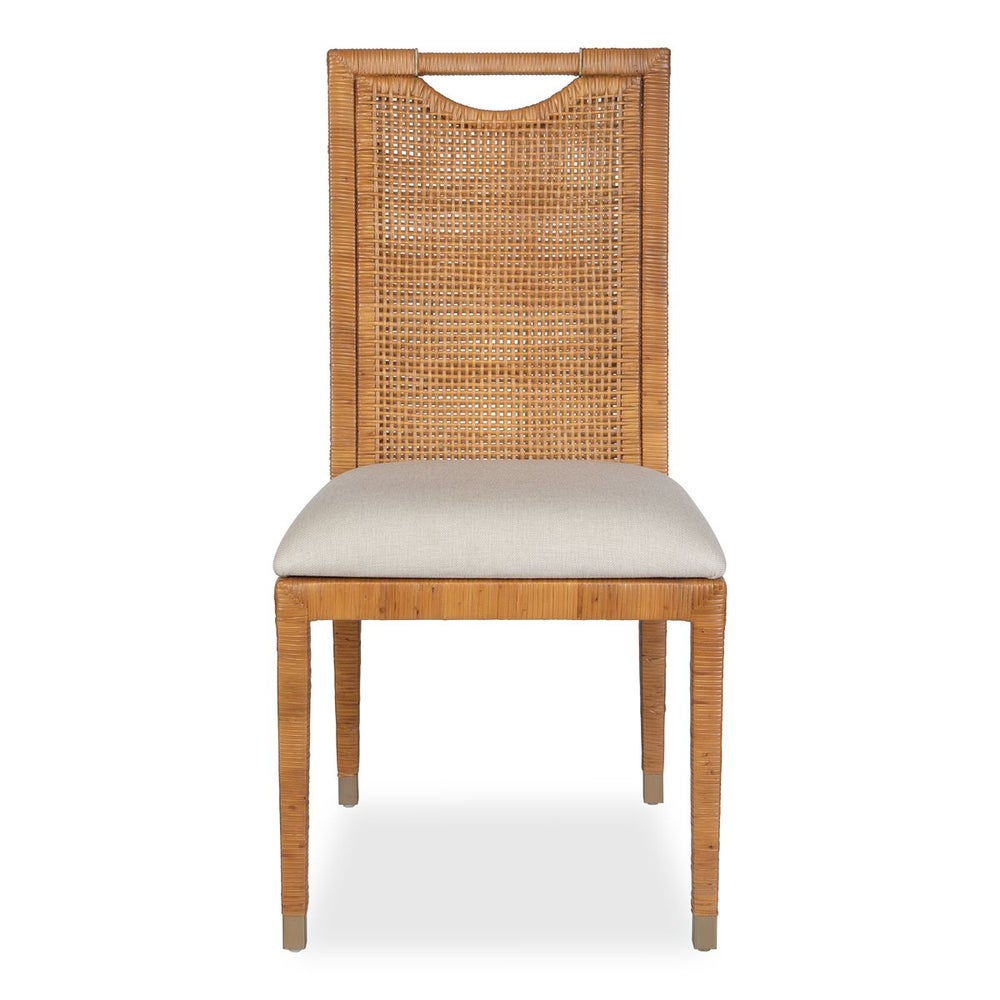 Rattan Dining Chairs — Set of 2