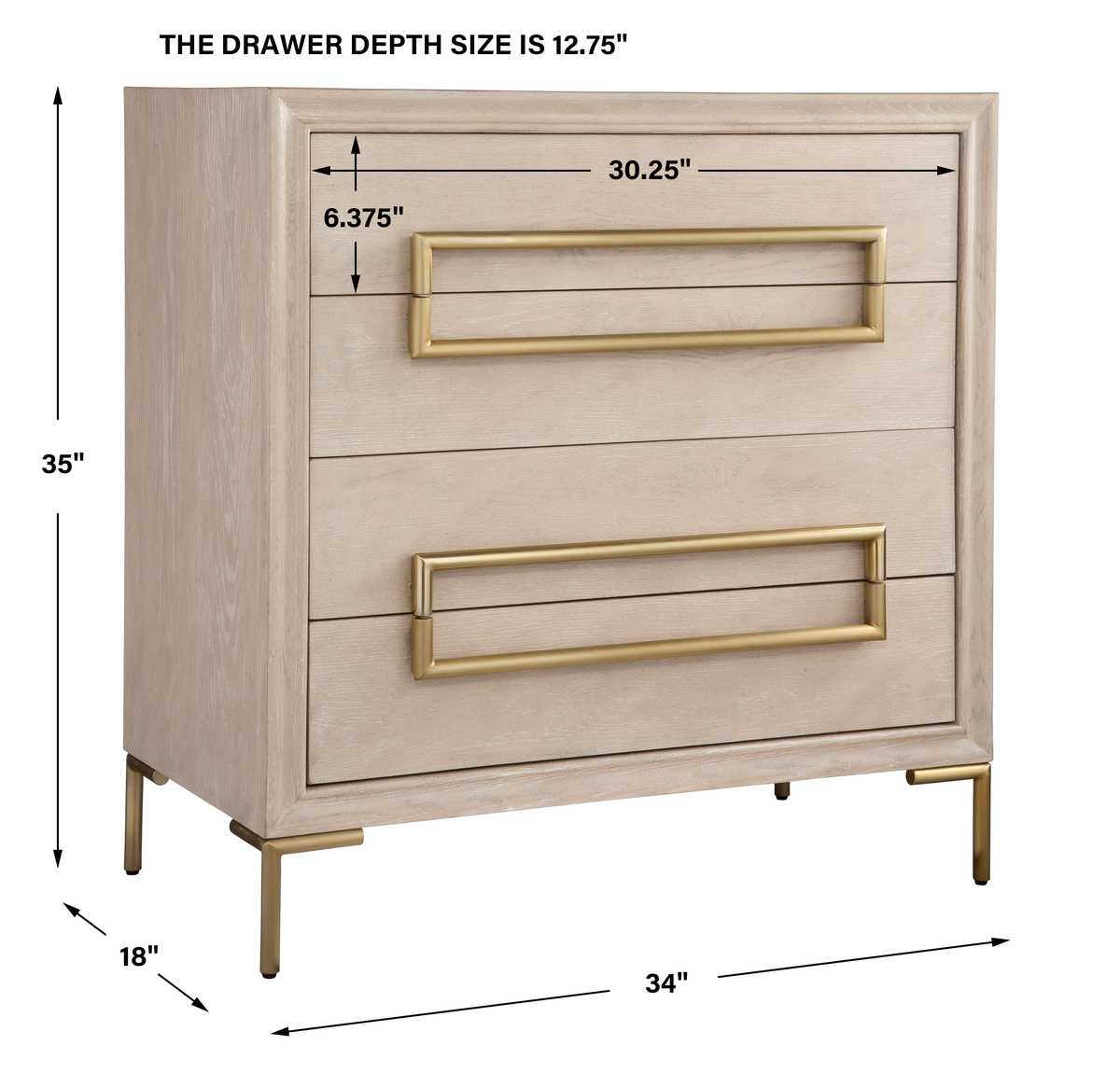 Light oak dresser.