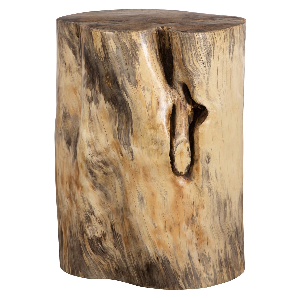 Live edge accent table.
