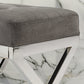 Bench with white marble