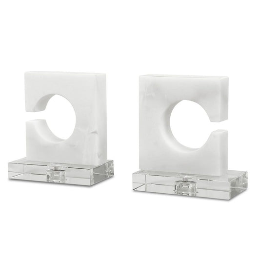 Marble Bookends.