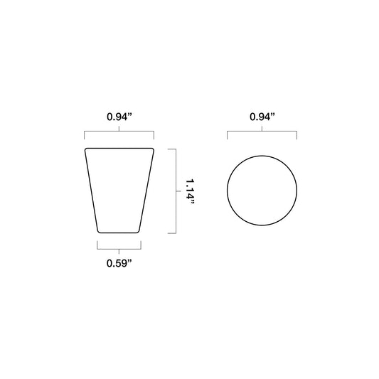 Marble Cone Knob