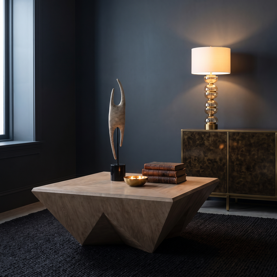 Mid-Century Modern Living Room Sculpted