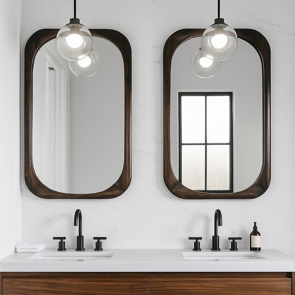 Mid Century Modern Vanity Mirror.