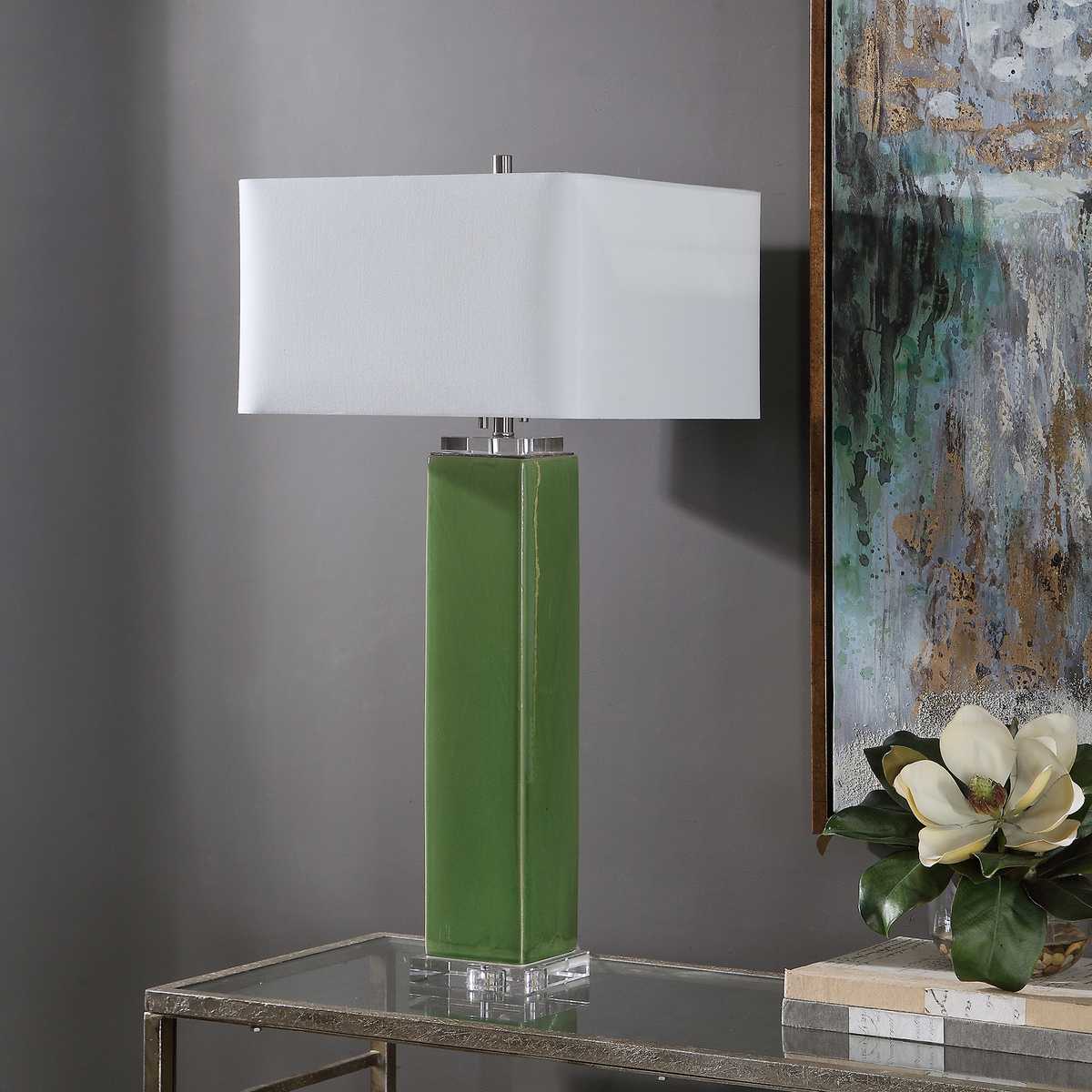 Modern Green Table Lamp