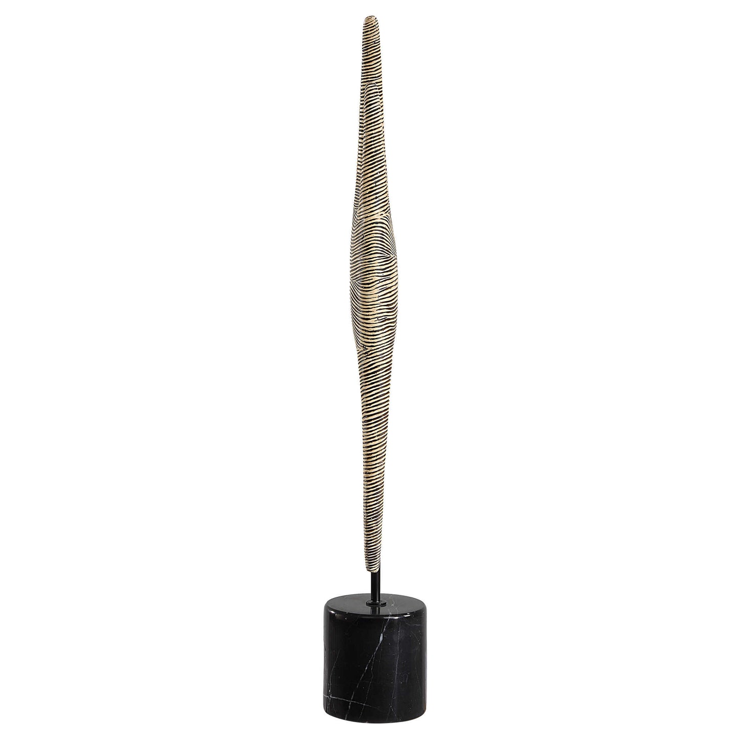 Modern sculpture decor.