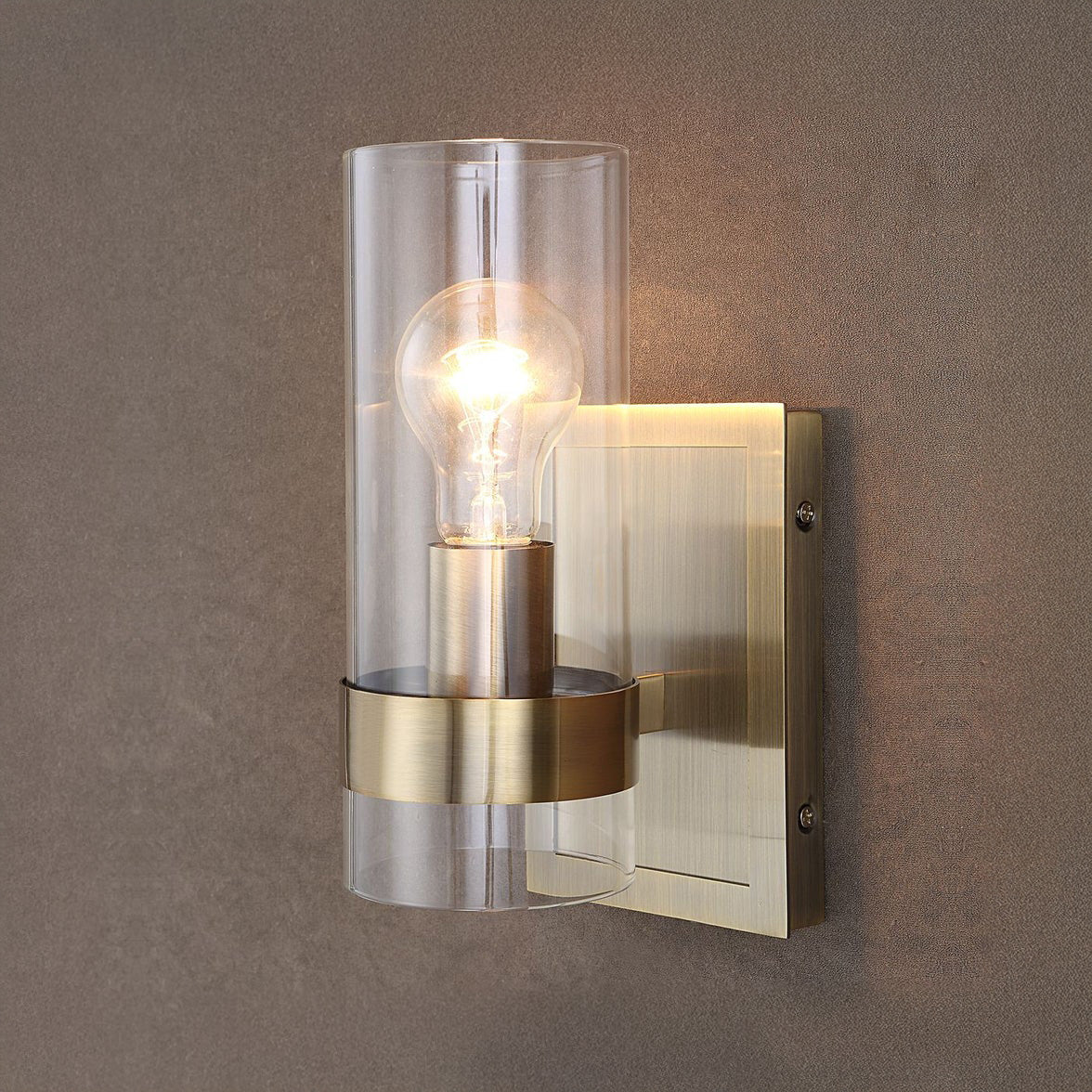 Brown Nautical Wall Sconce.