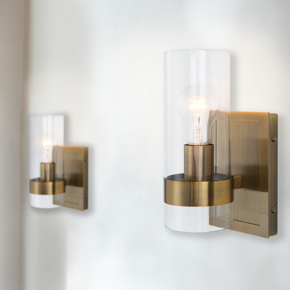 Two nautcal wall sconces.