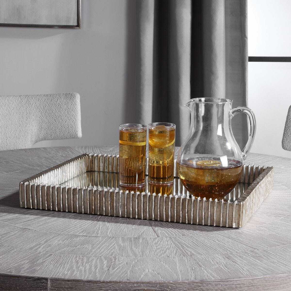 Rectangular Silver Tray
