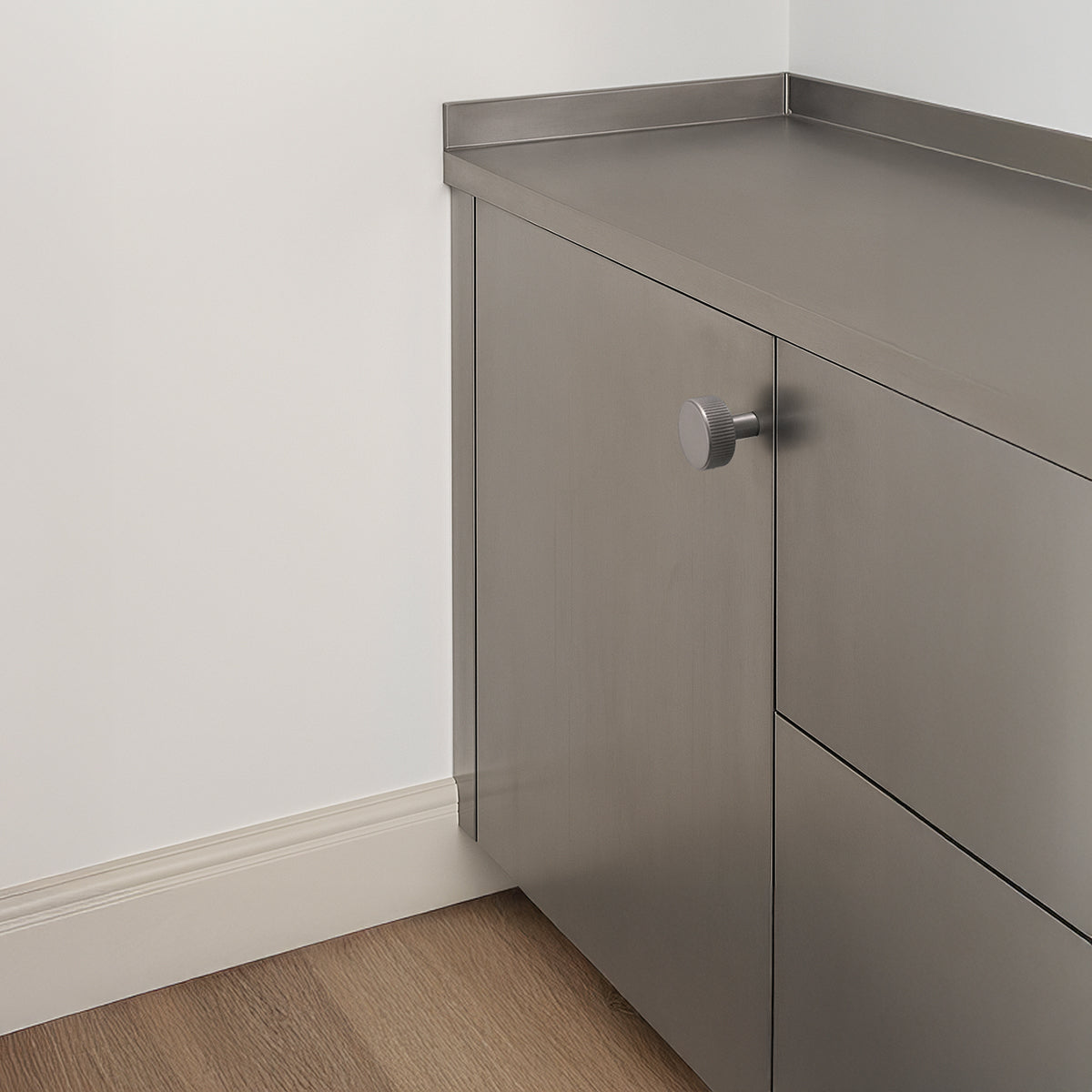 Ribbed Cabinet Knob