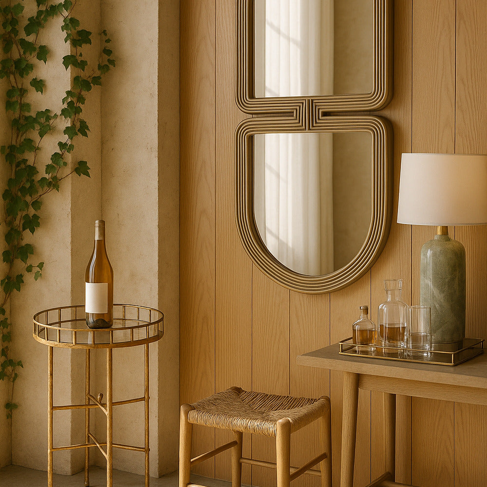 Mirrored Bar Cart