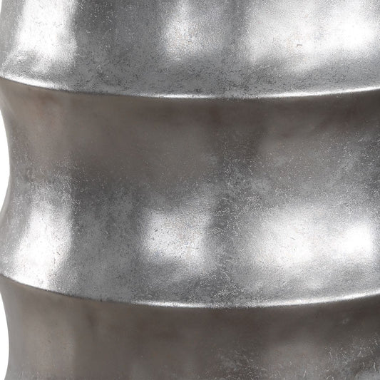 Scalloped Table Lamp in Bronze.