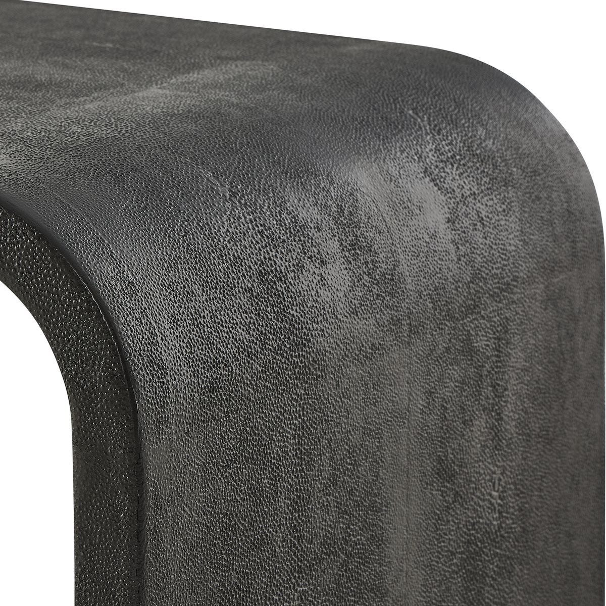 Shagreen Black Table.