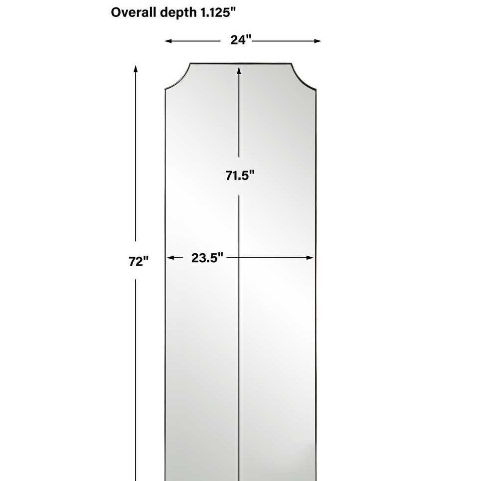 Dimensions of long mirror.