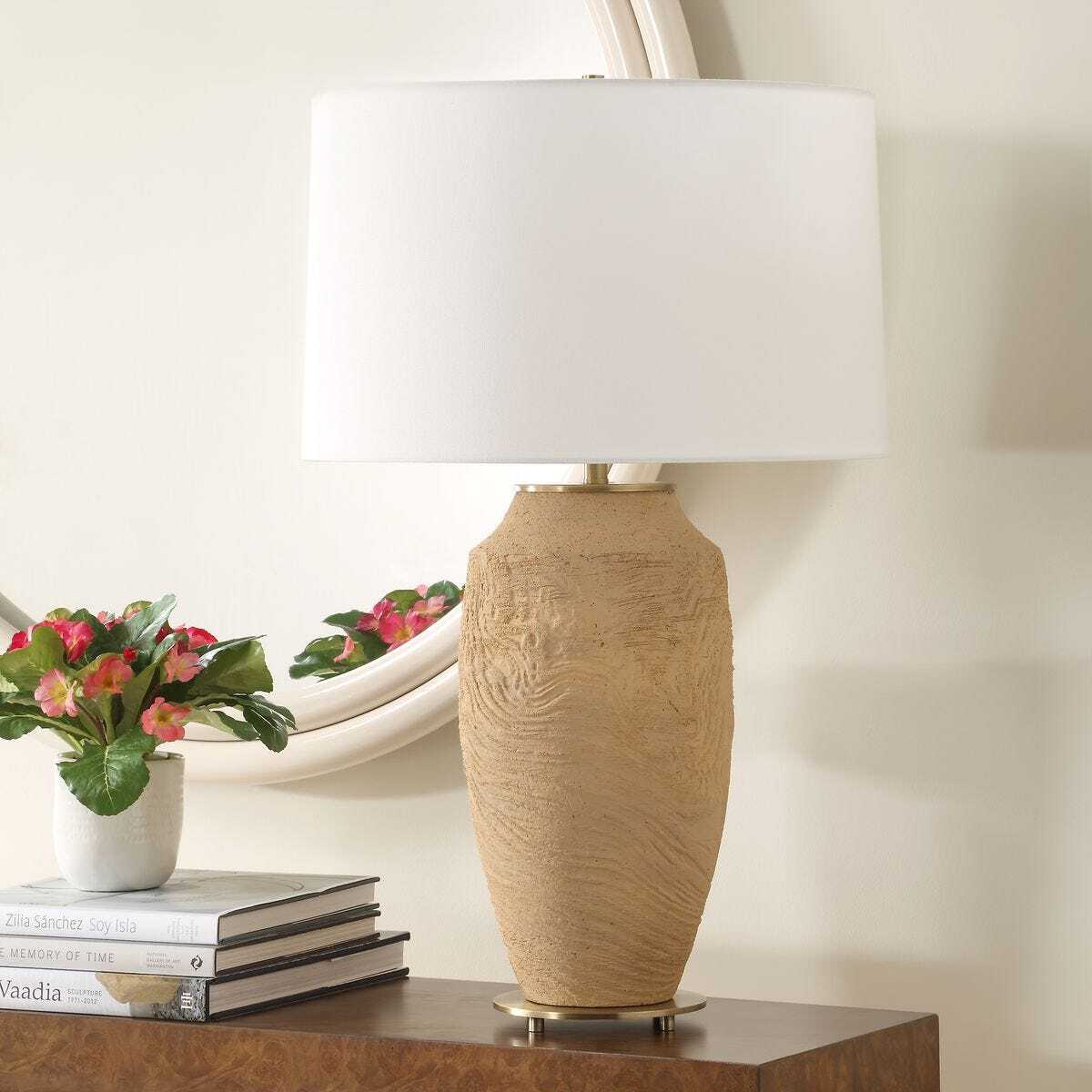 Terracotta Table Lamp