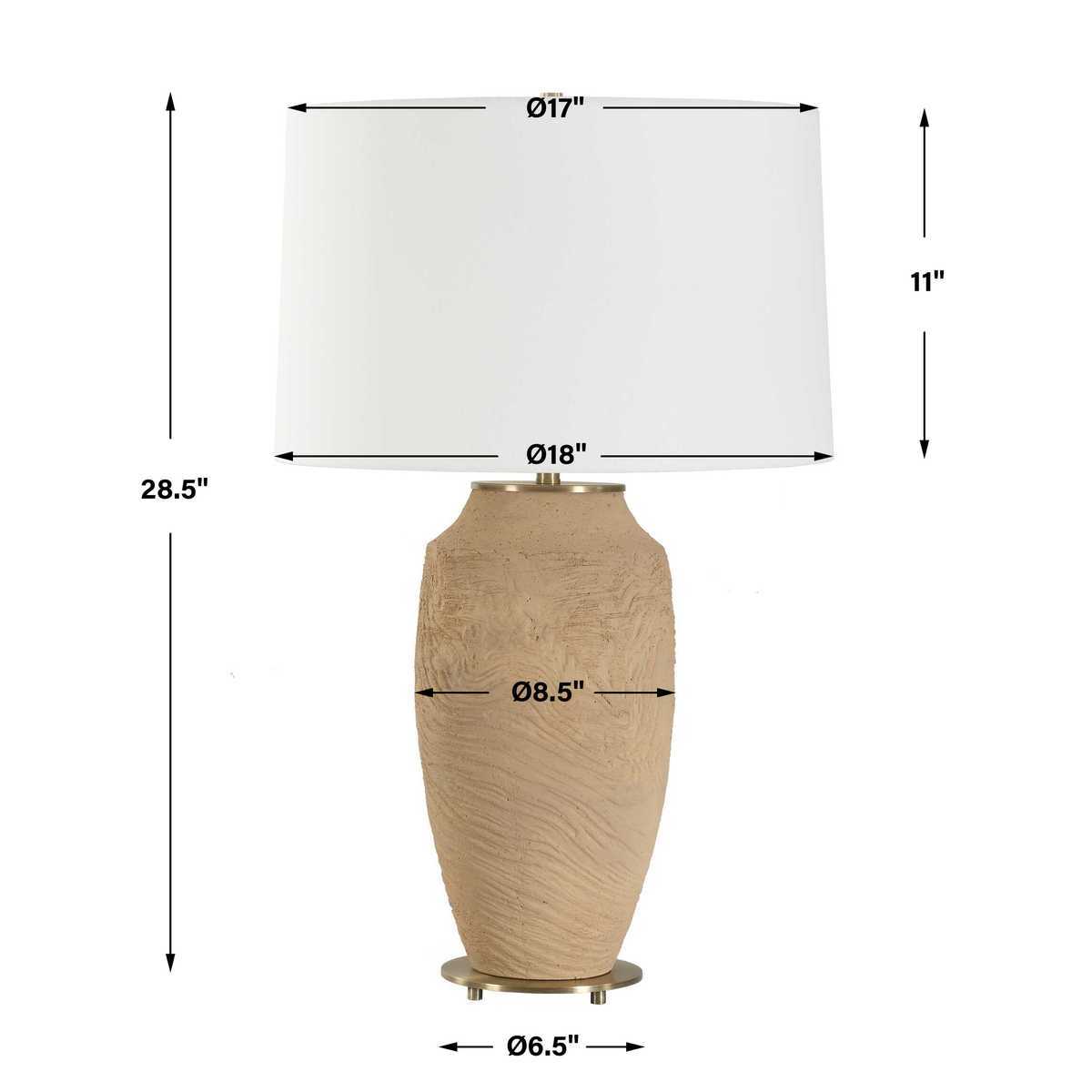 Terracotta Table Lamp