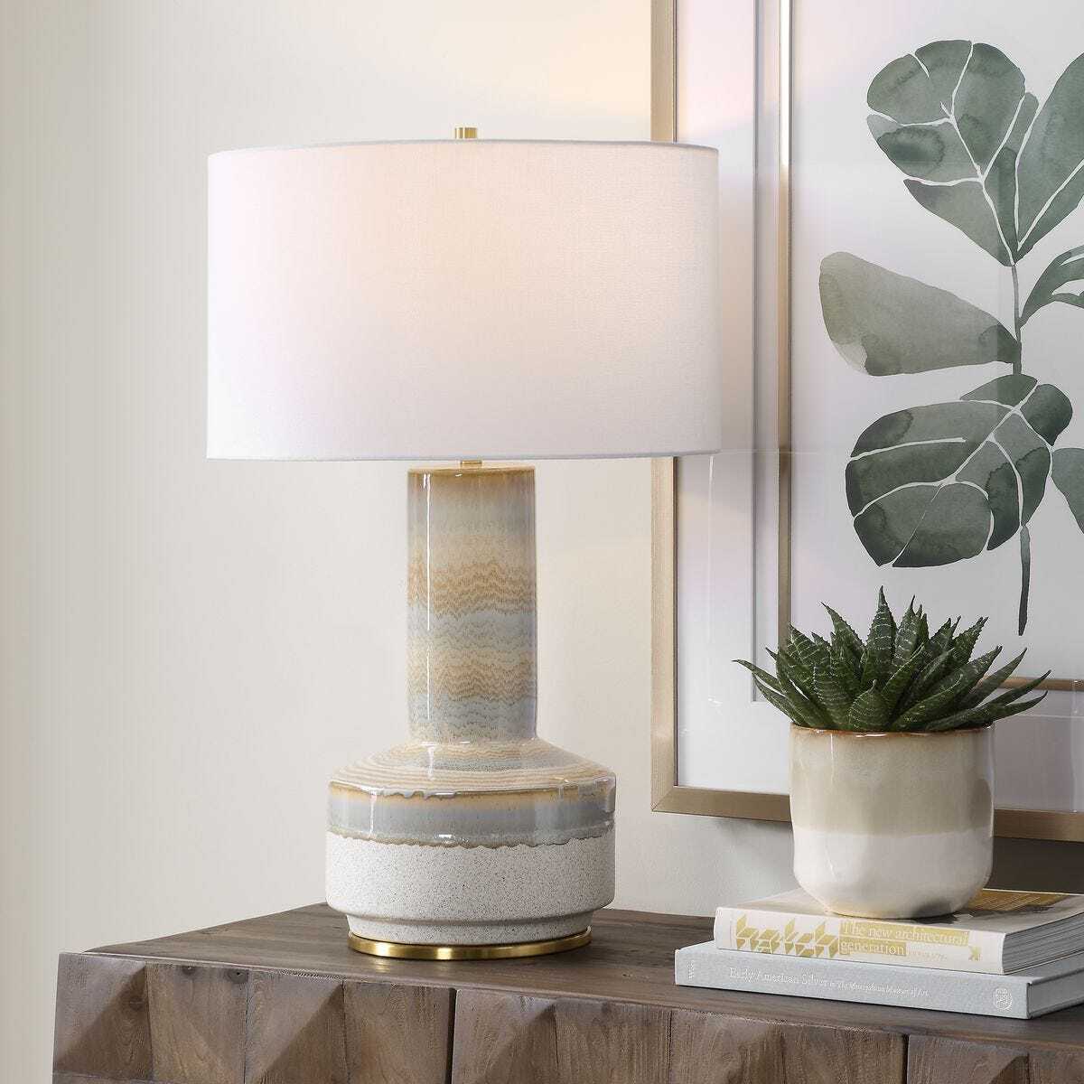 Textured Ceramic Lamp