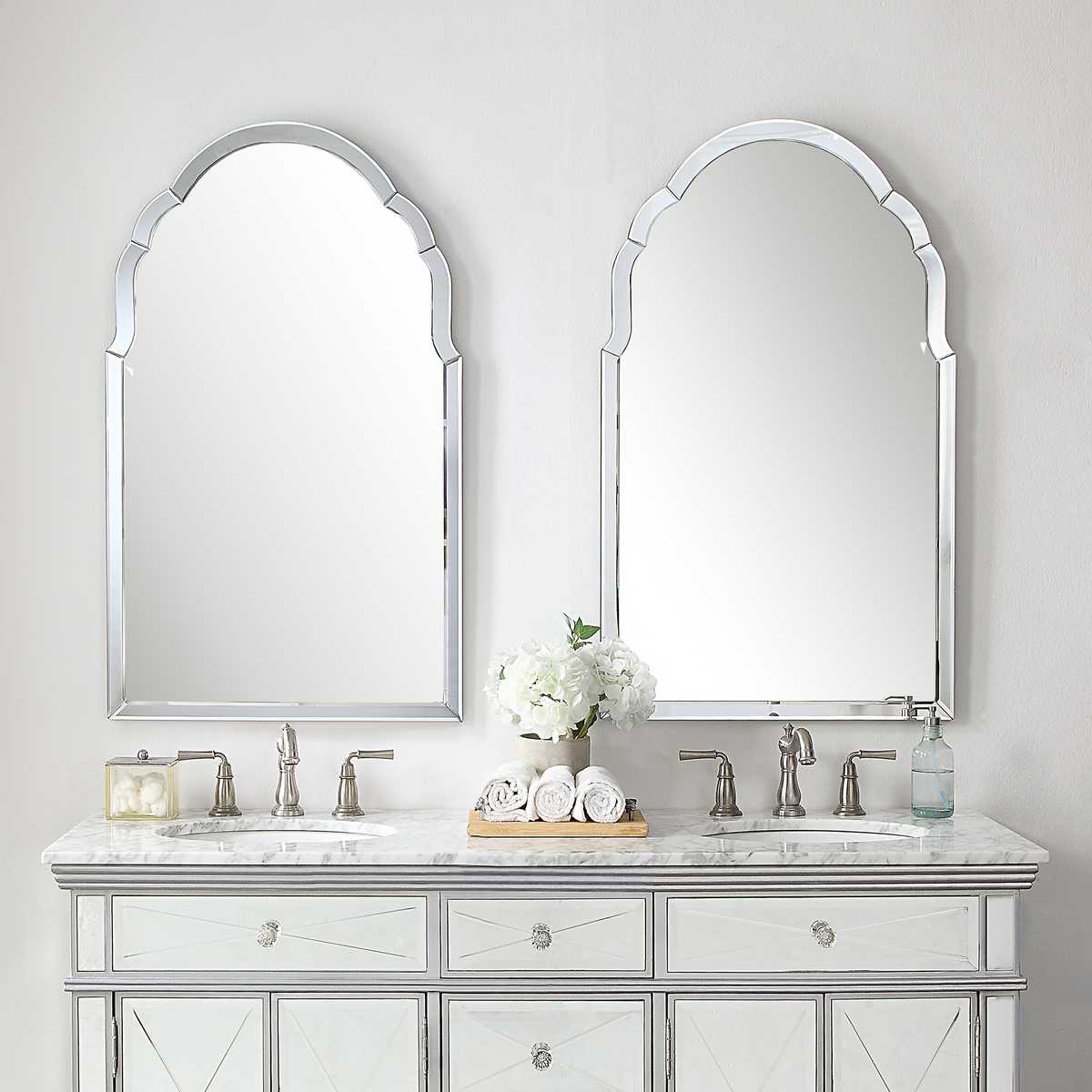 Two Vintage Art Deco Mirrors.