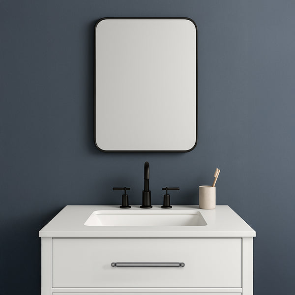 Black Vanity Mirror 24x36