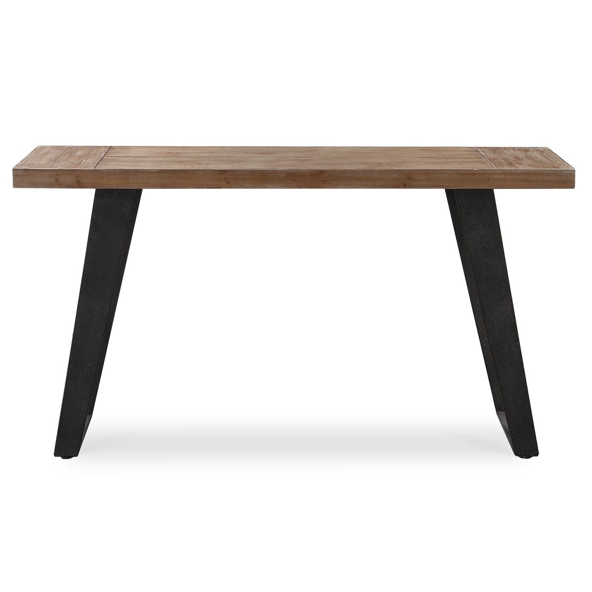 Weathered Oak Console Table.