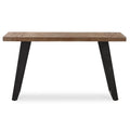 Weathered Oak Console Table