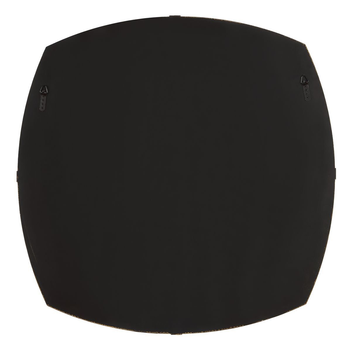A black, curved fabric panel, likely a windshield sunshade or protective cover, shown from the back against a plain white background.