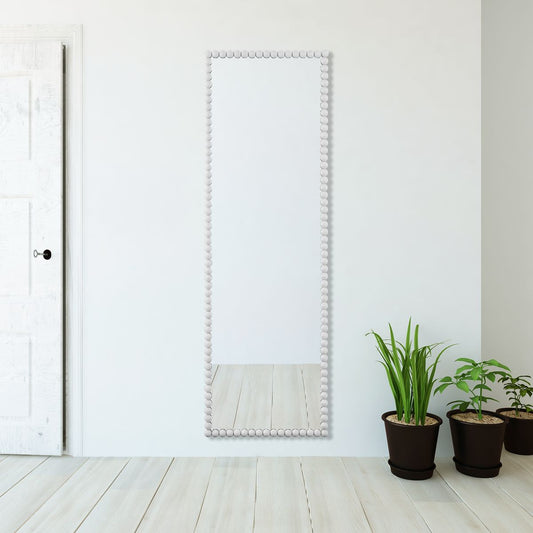 White full-length mirror.