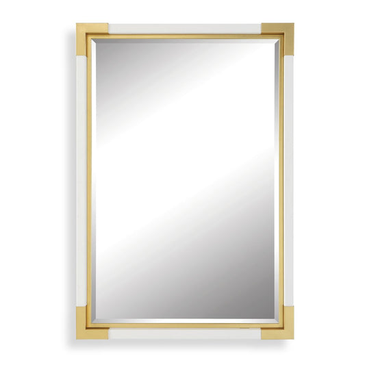 White and Gold Mirror.