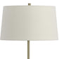 White Lamp with Brass Lamp.