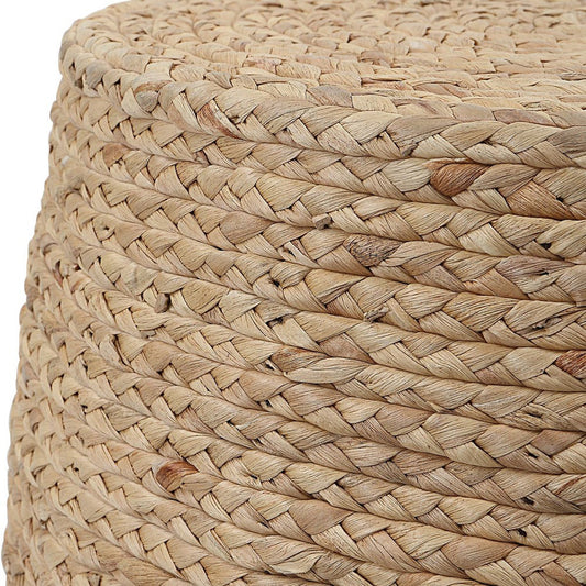 Woven straw material.