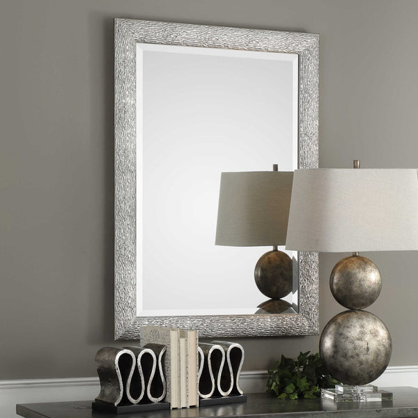 Metallic Silver Mirror