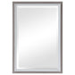 Vanity mirror oatmeal & white