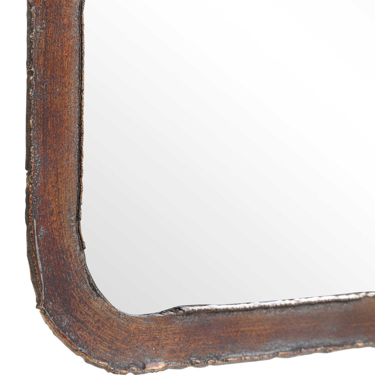 Oversize rustic mirror