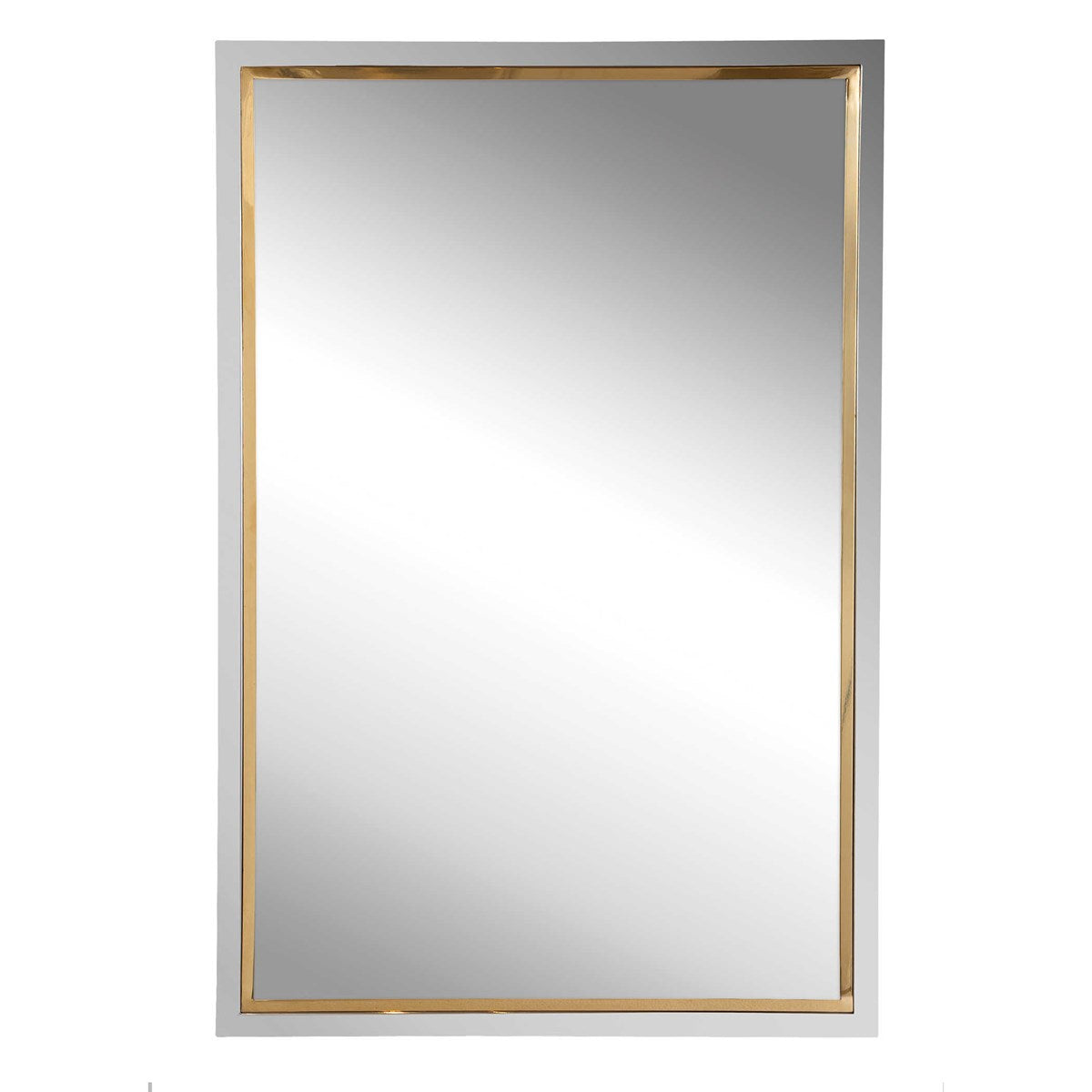 Chrome vanity mirror