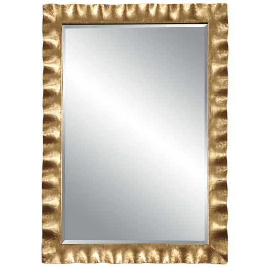 Scalloped GL rectangle mirror