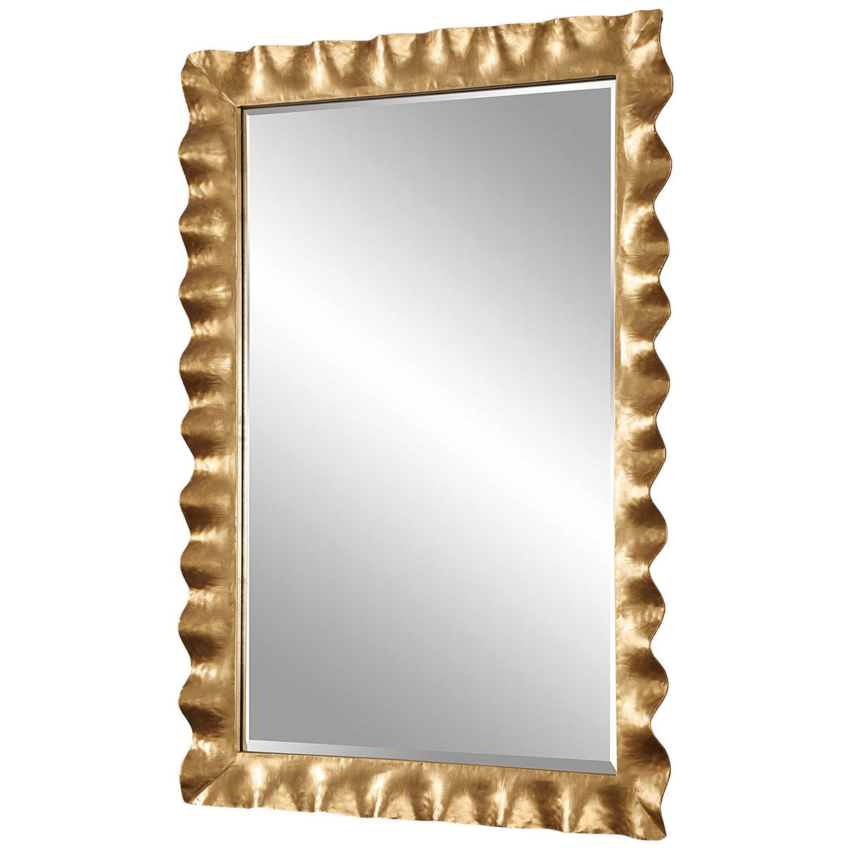 Scalloped GL rectangle mirror