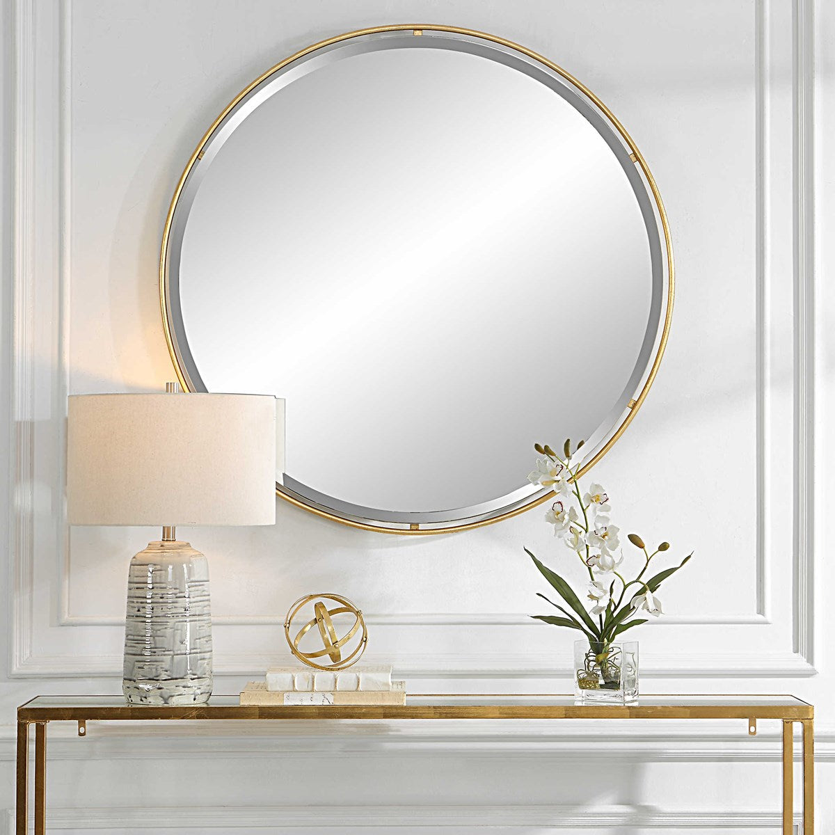 Round gl mirror