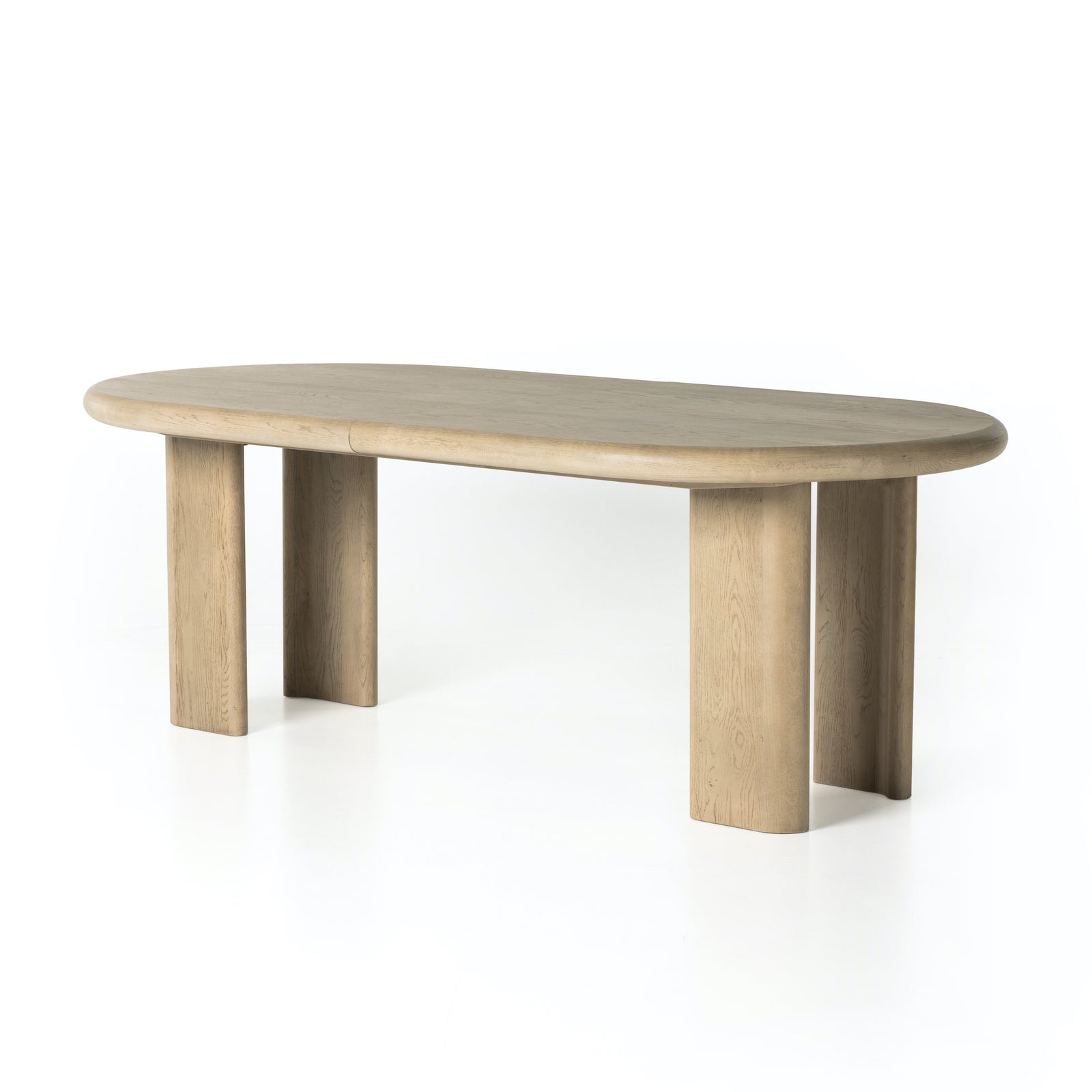 Oval oak 87" X 42"