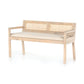 Lowback cane bench